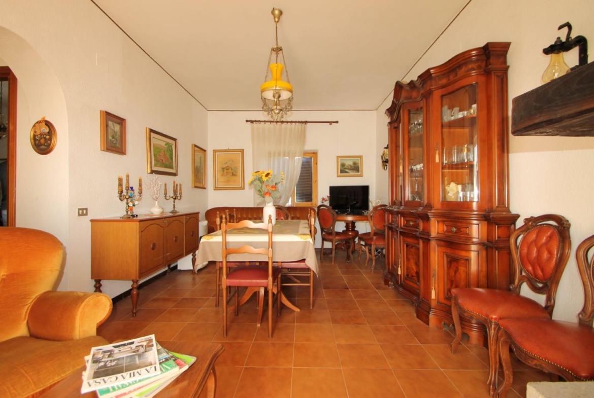 Soggiorno con camino