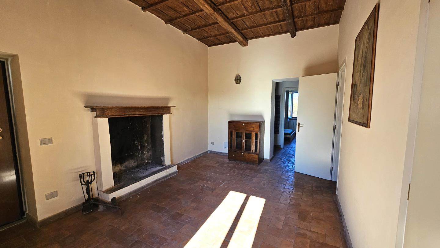 Soggiorno con camino