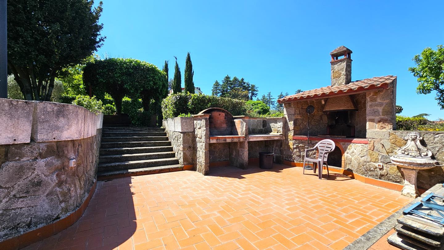 Terrazzo con forno